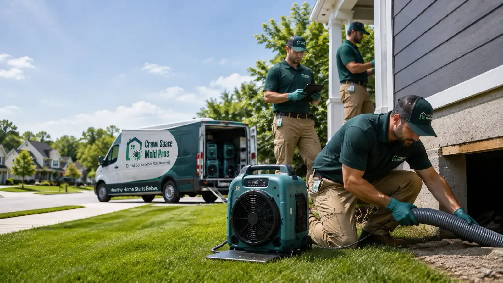 Crawl Space Mold Removal in Sobieski, WI